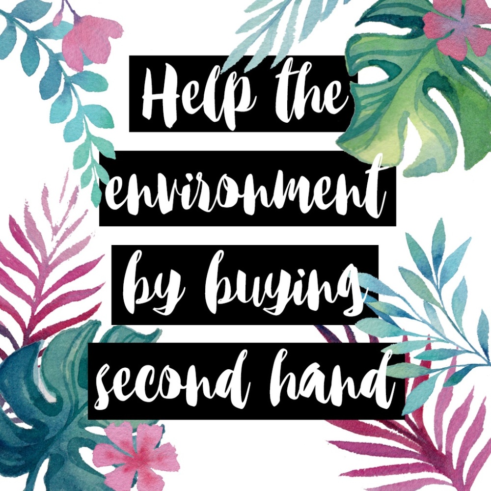 Second Hand Fashion is Eco Friendly!